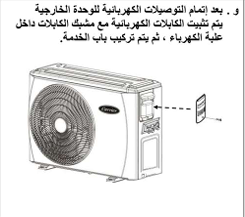 إنهاء أعمال الوحدة الخارجية