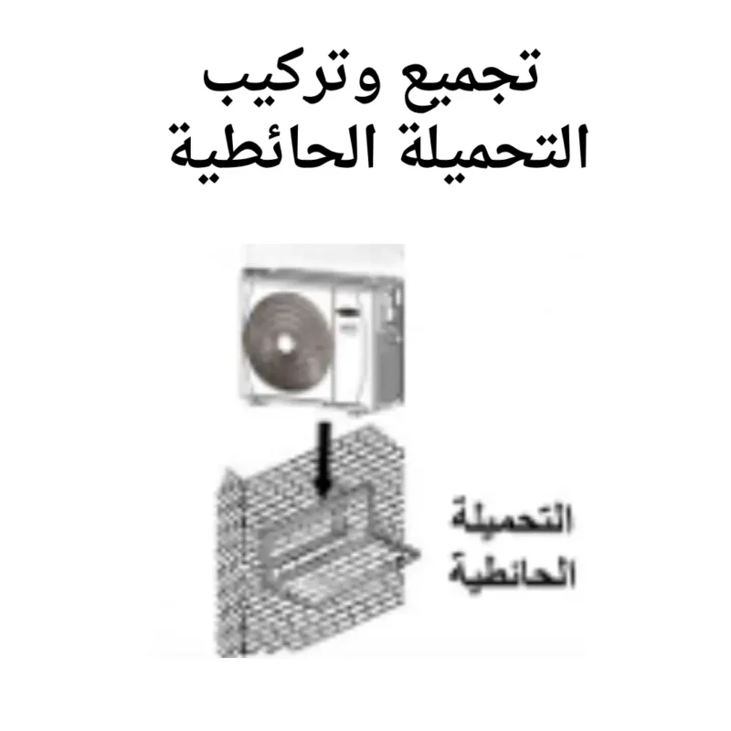 دليل تركيب الوحدة الخارجية تجميع وتركيب التحميلة الحائطية دليل تركيب الوحدة الخارجية: تجميع وتركيب التحميلة الحائطية