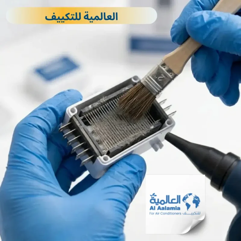 فك وحدة البلازما بعناية